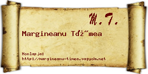 Margineanu Tímea névjegykártya